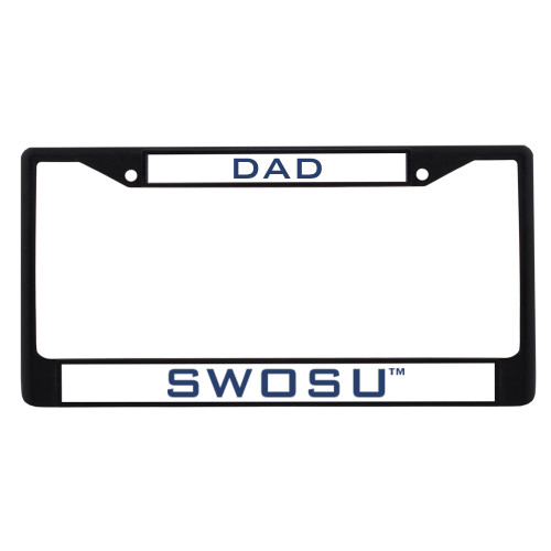  Dad Metal License Plate Frame in Black - Dad