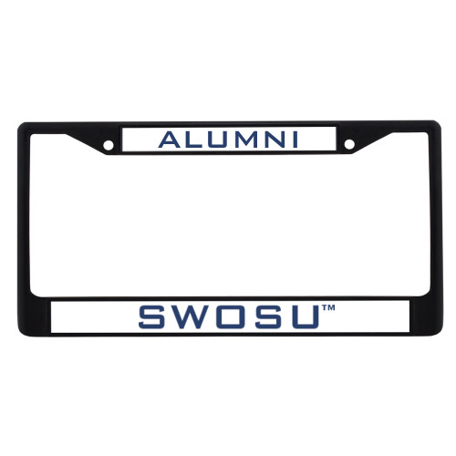  Alumni Metal License Plate Frame in Black - Alumni