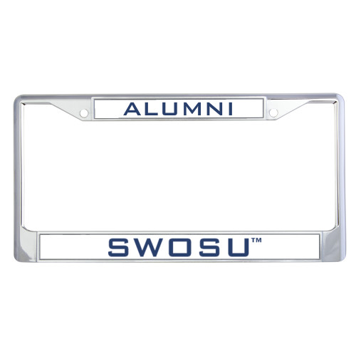  Alumni Metal License Plate Frame in Chrome - Alumni