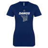 Thumbnail image for  Next Level Womens Navy Boyfriend Tee