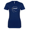 Thumbnail image for  Next Level Womens Navy Boyfriend Tee