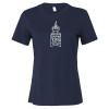 Thumbnail image for  Bella + Canvas Womens Navy Relaxed Cotton T Shirt