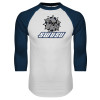 Thumbnail image for  White/Navy Raglan Baseball T Shirt