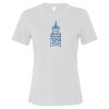 Thumbnail image for  Bella + Canvas Womens White Relaxed Cotton T Shirt