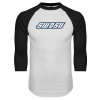 Thumbnail image for  White/Black Raglan Baseball T Shirt