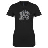 Thumbnail image for  Next Level Womens Black Boyfriend Tee