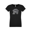 Thumbnail image for  Next Level Girls Black Fashion Fit T Shirt
