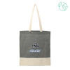 Thumbnail image for  Split Recycled Black Cotton Twill Convention Tote