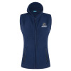 Thumbnail image for  Womens Navy Fleece Full Zip Vest
