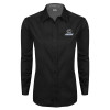 Thumbnail image for  Womens Black Twill Button Down Long Sleeve 