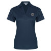 Thumbnail image for  Womens Navy Performance Fine Jacquard Polo