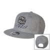 Thumbnail image for  Heather Grey Wool Blend Flat Bill Snapback Hat