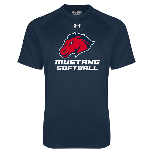  Under Armour Navy Tech Tee - Softball