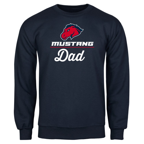  Navy Fleece Crew - Dad