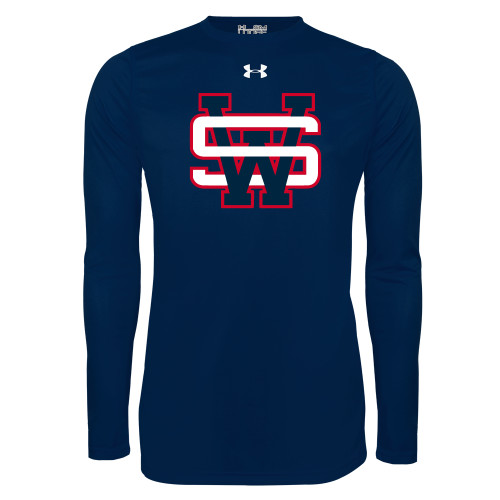  Under Armour Navy Long Sleeve Tech Tee - SW