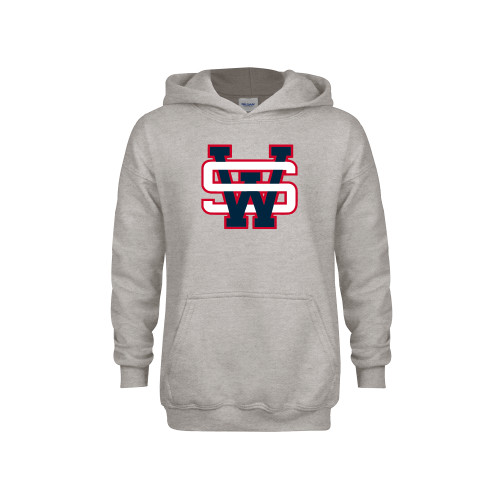  Youth Grey Fleece Hood - SW