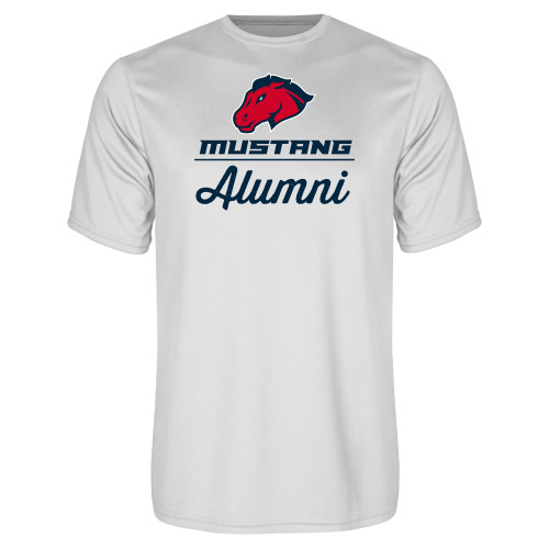  White Performance Tee - Alumni