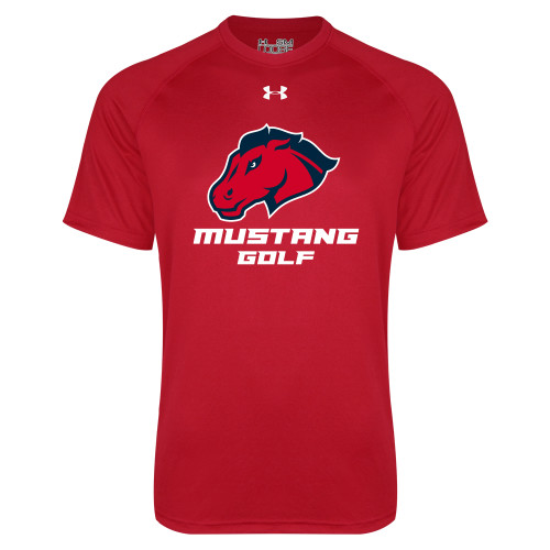  Under Armour Red Tech Tee - Golf