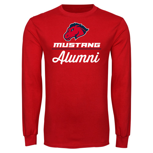  Red Long Sleeve T Shirt - Alumni