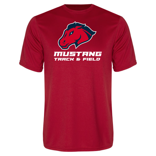  Red Performance Tee - Track and Field