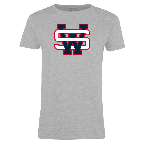  Womens Grey Short Sleeve Tee - SW