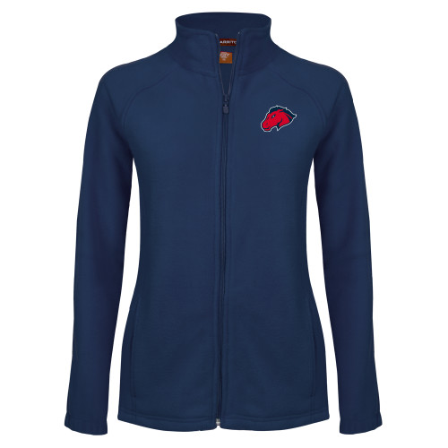 Southwest Womens Navy Fleece Full Zip Jacket
