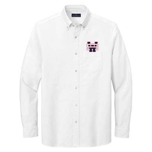  Brooks Brothers Mens White Casual Oxford Cloth Shirt - SW