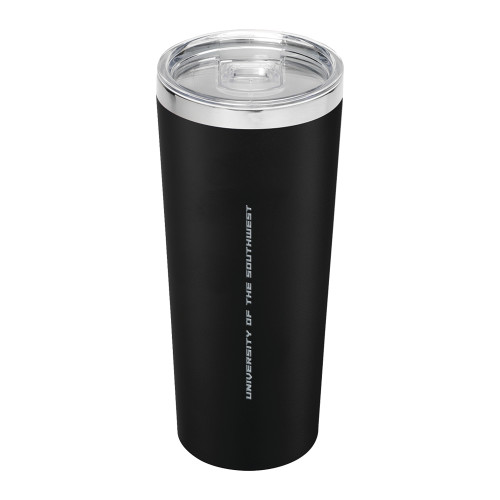  Thor Vacuum Insulated Black Tumbler 22oz - Flat Wordmark Engraved