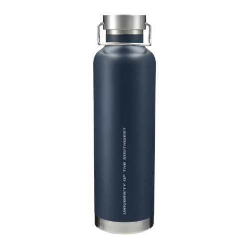  Thor Copper Vacuum Insulated Navy Bottle 32oz - Flat Wordmark Engraved