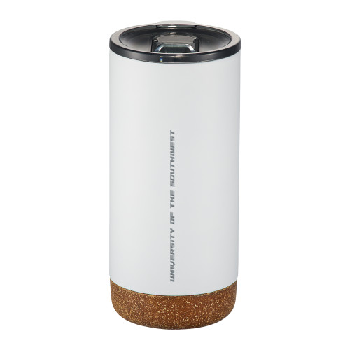  Valhalla Vacuum Insulated White Tumbler 16oz - Flat Wordmark Engraved