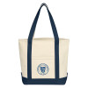 Thumbnail image for  Cotton Canvas Natural/Navy Tote Bag