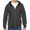 Thumbnail image for  Charcoal Fleece Full Zip Hoodie