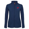 Thumbnail image for  Womens Navy Fleece Full Zip Jacket