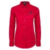 Thumbnail image for  Womens Red Twill Button Down Long Sleeve 