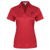 Thumbnail image for  Womens Red Performance Fine Jacquard Polo