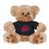 Thumbnail image for  Plush Big Paw 8 1/2 inch Brown Bear w/Black Shirt