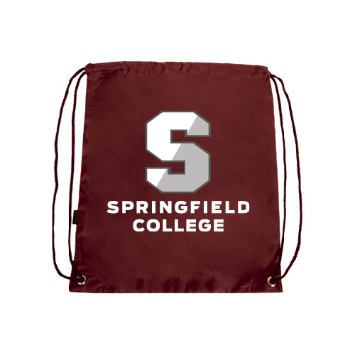  Maroon Drawstring Backpack - Official Logo