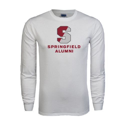  White Long Sleeve T Shirt - Alumni