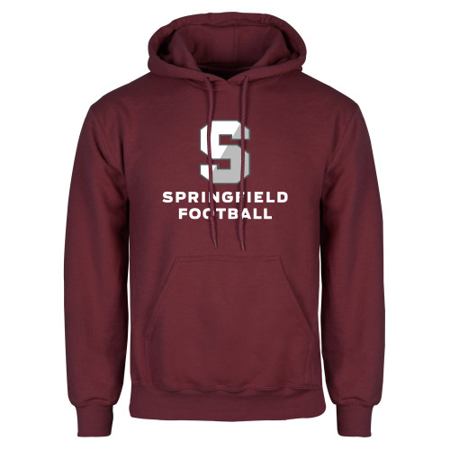  Maroon Fleece Hoodie - Football