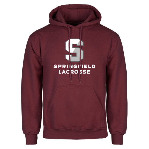  Maroon Fleece Hoodie - Lacrosse