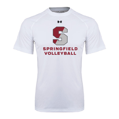  Under Armour White Tech Tee - Volleyball