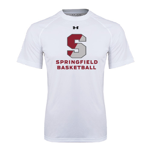  Under Armour White Tech Tee - Basketball