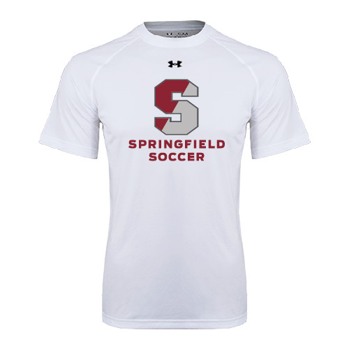  Under Armour White Tech Tee - Soccer