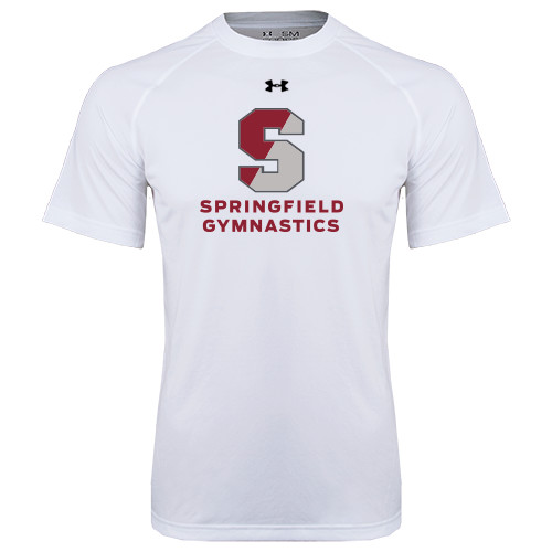  Under Armour White Tech Tee - Gymnastics