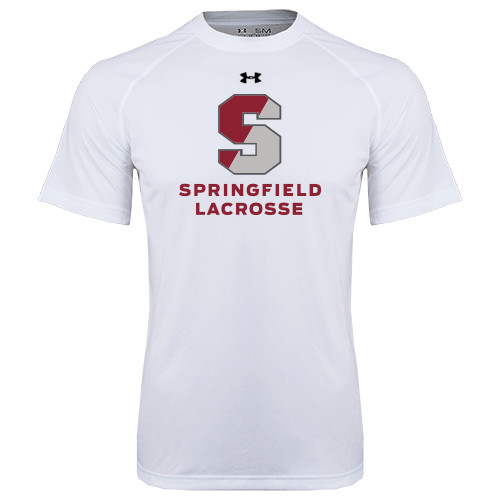  Under Armour White Tech Tee - Lacrosse