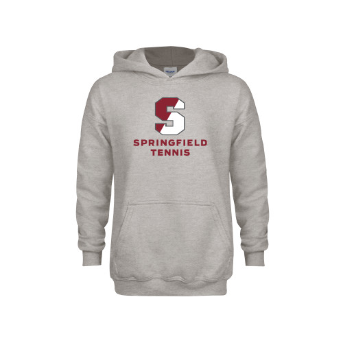  Youth Grey Fleece Hood - Tennis