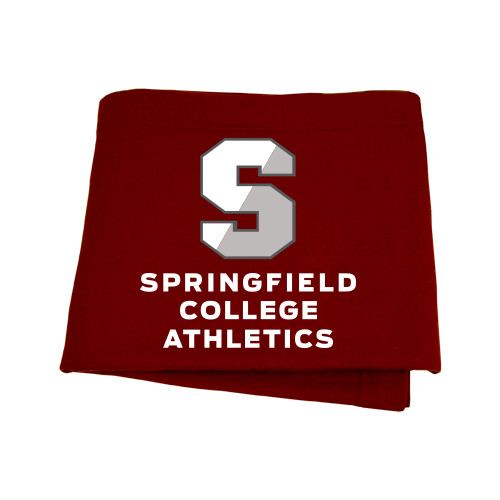  Maroon Sweatshirt Blanket - Springfield College Athletics