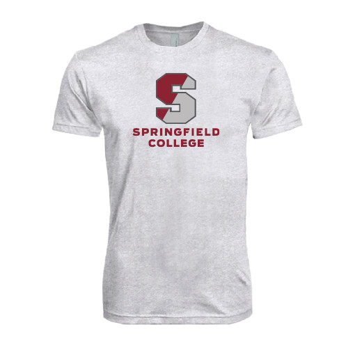  Next Level Heather White Triblend Tee - Official Logo