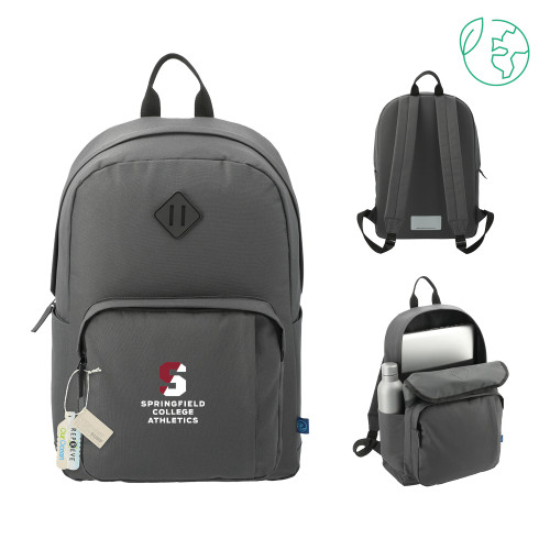  Repreve Ocean Charcoal Everyday Computer Backpack - Springfield College Athletics