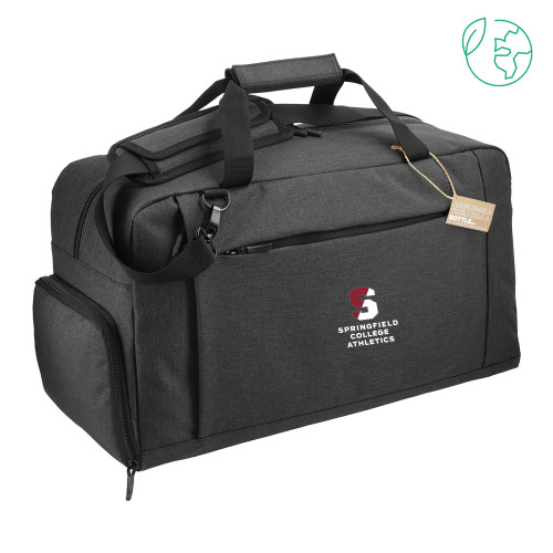  Aft Recycled PET 21 Inch Charcoal Duffel - Springfield College Athletics